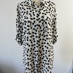 Karl Lagerfeld Monochrome Sunglasses Print Shirt